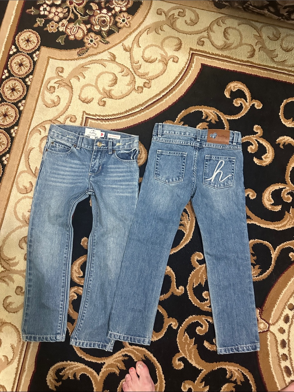 Size 4 Harley jeans with cinchable waist